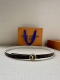 2.0-Inch Wide Lv Iconic Double-Sided Belt, Featuring The Iconic Iconic Buckle. W