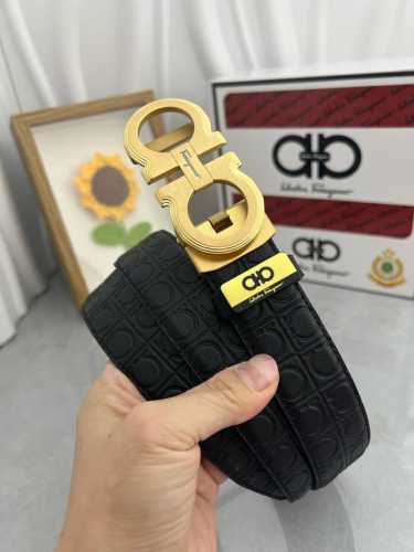 Product name: Ferragamo automatic belt Material: original cowhide belt, 100% fi