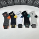 Special counter packaging Prada Prada new mid-tube socks stacked socks! Five pai