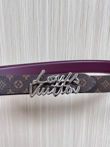 New for the season, this belt is crafted from luxurious calfskin and Monogram ca