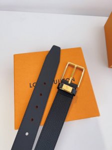 Lv Business casual men's boutique belt, versatile accessories, belt body width 3