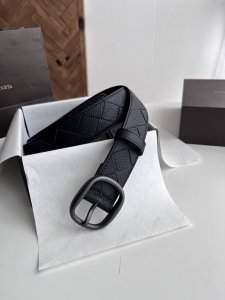 Special Bv 2025 latest men's braided belt, pure handmade Intreccio large grid br