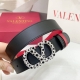 3.0Cm Valentino Belt Double-Sided Top Layer Leather Length.75.80.85.9095.100.