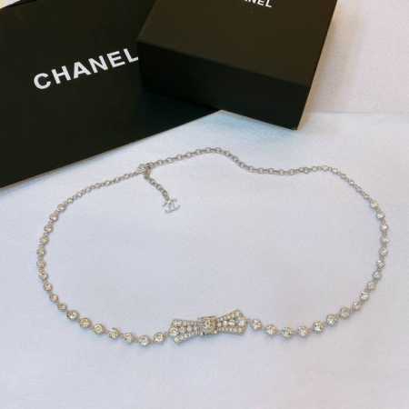 Chanel brass, rhinestone and artificial pearl silver, crystal and pearl white wa - Click Image to Close