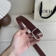 Special Loewe new soft vegetable tanned cowhide leather belt, the leather has be