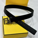 Fendl counter style 40mm wide double-sided original calfskin with a single ruthe