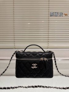 First layer cowhide Chanel box bag Lazy and casual and easy to carry Full of sur