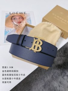 Special Burberry Top-Quality, Width 3.5 Cm, Grain-Textured Diamond-Patterned Top