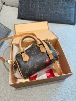Lv Small Cherry Pillow Bag Nano 16cm with Badge Double Box Packing DDD