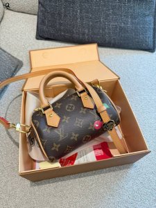 Lv Small Cherry Pillow Bag Nano 16cm with Badge Double Box Packing DDD