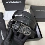 Dg, width 3.5cm Dolce & Gabbana's new embossed calfskin simple and versatile bel