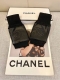Chanel European New Top-Tier Original Women's High-End Half-Finger Gloves. 100%