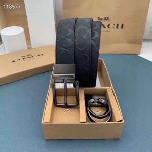 One belt with one buckle One belt with two buckles Gift original goods Kiss] Coa