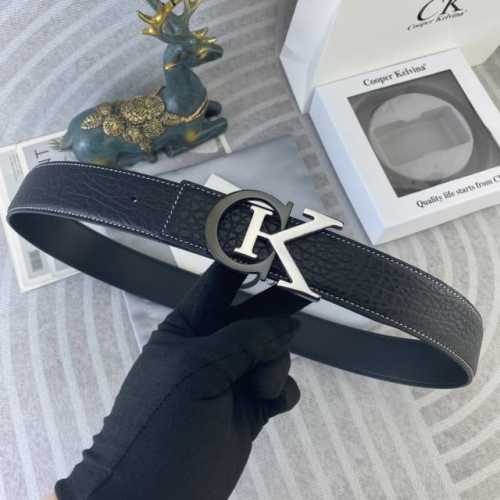 Ck Special leather belt series, original hardware and fine stainless steel buckl