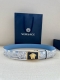 4.0cm wide Versace leather belt with a three-dimensional La Medusa double-sided