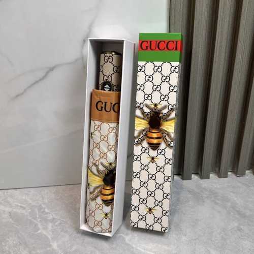 Gucci Bee Summer New Folding Sun Umbrella Black coating sunscreen effectively bl