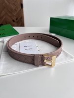 -Bv 2025 new women's braided belt, pure handmade Intreccio large grid braided do