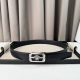 Ferragamo, automatic belt, double-sided top-grain cowhide, 3.5cm adjustable.