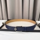 Hermes Pin Buckle Togo Men's Belt, Hermes 3.5 Double-Layer Denim Accessory Belt.