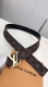 Lv Initiales The New Monogram Double-Sided Version Of The 40 Belt Features A Sil