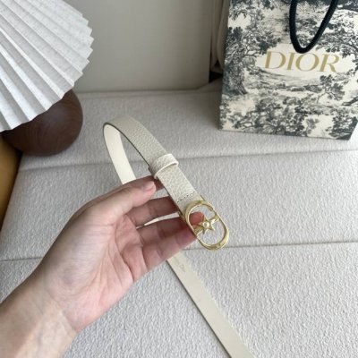 Dior New Waist Belt, Made Of Exquisite Top-Grain Leather, Soft To The Touch, Com