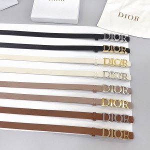 2.0Cm Dior Double-Sided Top-Grain Calf Leather, Custom-Made With Original Leathe