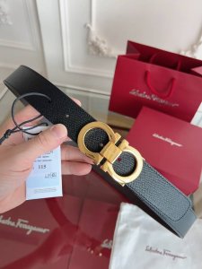 Ferragamo (DDD) Full set packaging, 3.5cm width, high-end custom men's leather b Ferragamo (DDD) Full set packaging, 3.5cm width, high-end custom men's leather b