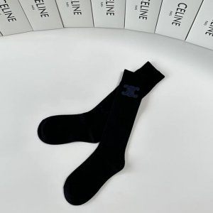 Special Packaging Celine New Classic Calf-Length Socks with Accessories! One pai