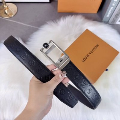 Men's automatic belt - Width 35mm 316 fine steel buckle will never fade Finely