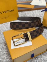Louis Vuitton LV belt series, original hardware, exquisite hand-painted edges, s