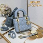 Blue 3-grid bag with gold buckle Princess Diana has always been synonymous with