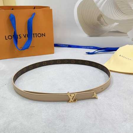 2.0Cm Louis Vuitton Lv Belt, Double-Sided Top-Grain Cowhide Leather, Length: .75 - Click Image to Close