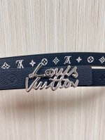 New seasonal style, 3.0mm wide double-sided black imported cowhide leather with