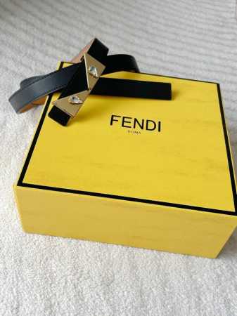 Fendi Fendi women's small waist width 2.0Cm top grain cowhide lining nubuck leat - Click Image to Close