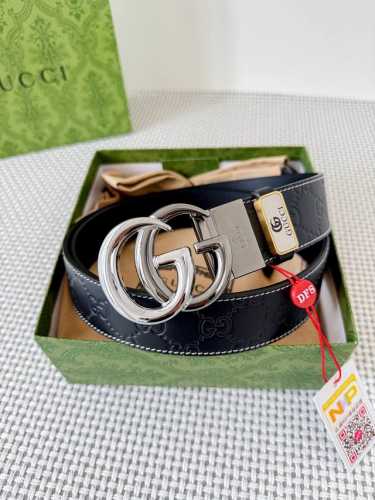 Product Name: Gucci Original Belt/Leather Bag Model: Hook buckle, pure copper bu