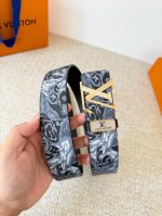 Product Name: Louis Vuitton Belt - Original Single Belt Model: Hook, Classic Pur