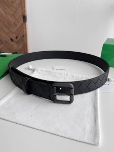 Bv 2026 Newest Men's Braided Belt, Handmade Intreccio Large Check Braid, Italian