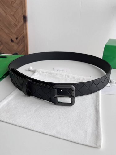 Bv 2026 Newest Men's Braided Belt, Handmade Intreccio Large Check Braid, Italian