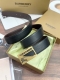 BURBERRY new 3.5cm men's belt calfskin belt counter synchronization new Burberry