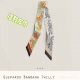 Hermes "Cheetah Bandana" Twilly Small Scarf Twilly Silk Ribbon 100% mulberry si