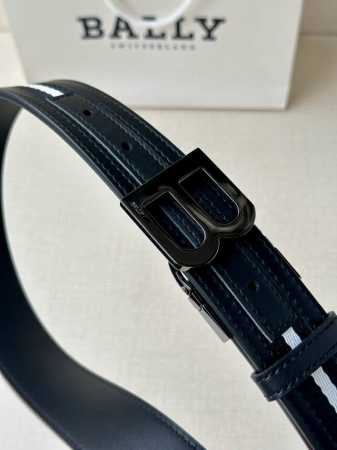 bally Men's Belt Width 3.4Cm This Model Is Made Of Imported Cowhide On The Re - Click Image to Close