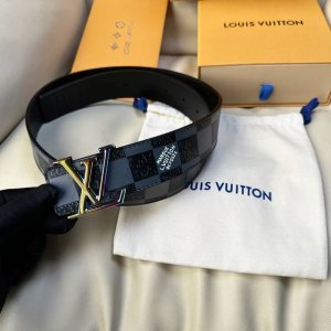 L0Uis Vuitt0N This season's new men's original belt width 40mm Double-sided impo