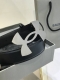 Batch: Balenciga Fall-Winter, Width 35Mm, Black Belt Featuring Retro Aesthetic D