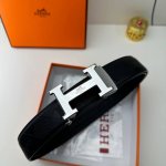 Brand: Herm S New Imported 3.5 Automatic Buckle Double-Sided First-Layer Calfski