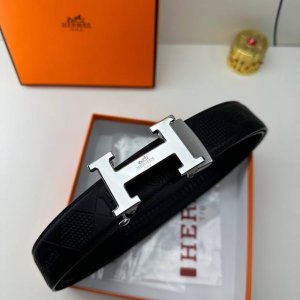 Brand: Herm S New Imported 3.5 Automatic Buckle Double-Sided First-Layer Calfski