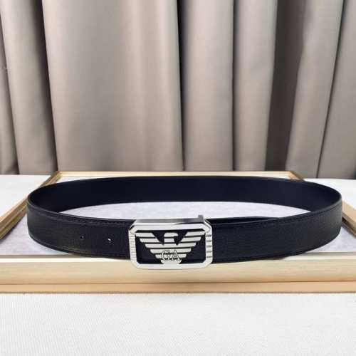 Men's Armani, Soft And Delicate, Versatile And Elegant, Width 3.8 Cm, Official W