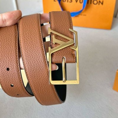 Original packaging L0Uis Vuitt0N This season's new men's belt, 35mm wide, made