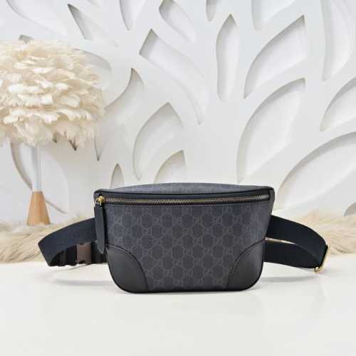 Gucci - Gucci's latest chest bag is made of imported calfskin leather with a sof