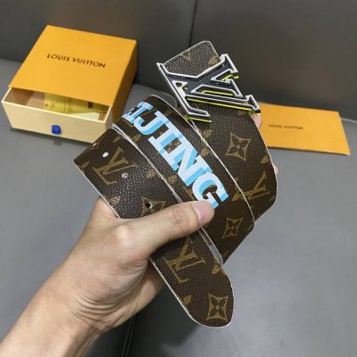 Original packaging L0Uis Vuitt0N Classic men's original belt Width 40mm Imported