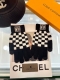 Lv Checkerboard Touchscreen Knitted Gloves - Very Comfortable to Wear Color: Bla